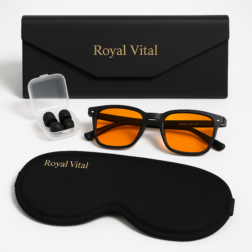 ROYAL VITAL™ Blaulichtschutzbrille für besseren Schlaf und klare Sicht