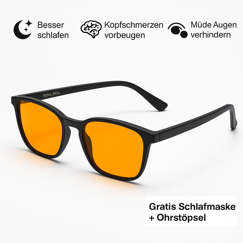 ROYAL VITAL™ Blaulichtschutzbrille für besseren Schlaf und klare Sicht